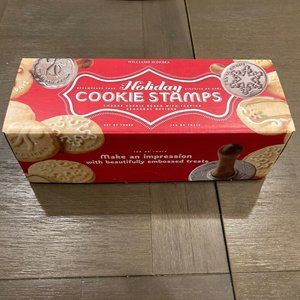Williams Sonoma Nordic Ware Christmas Cookie Stamps 2011 Vintage NEW SEALED Box